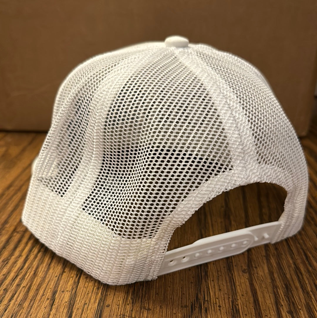 White Trucker SnapBack hat - Only Dually (Black/Blue)