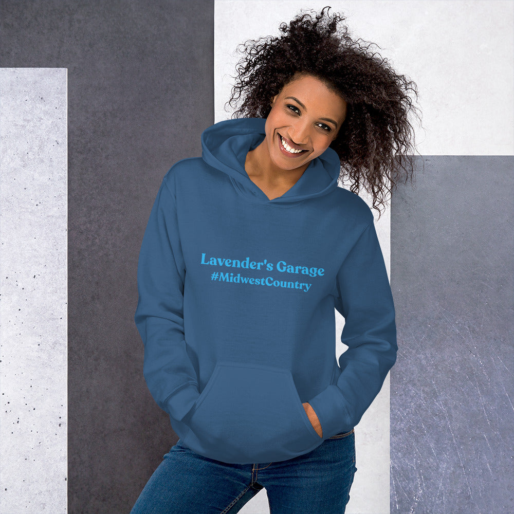 Unisex Hoodie Lavender’s Garage - MidwestCountry