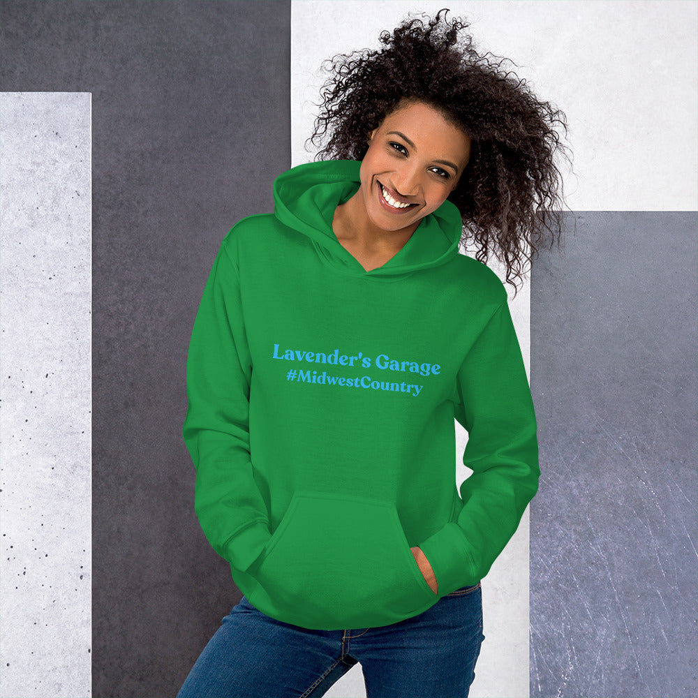 Unisex Hoodie Lavender’s Garage - MidwestCountry