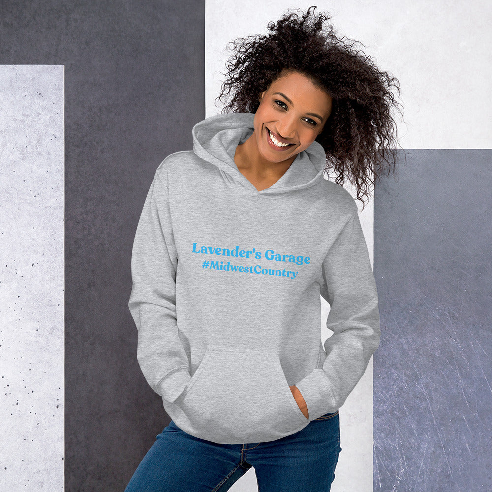 Unisex Hoodie Lavender’s Garage - MidwestCountry