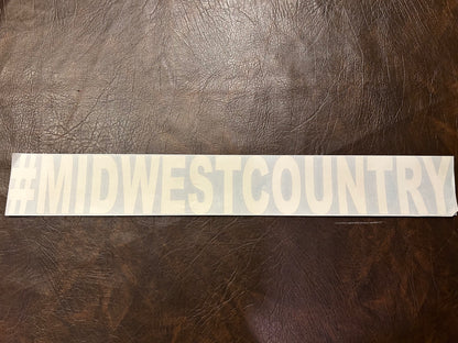 #MidwestCountry Decal XL