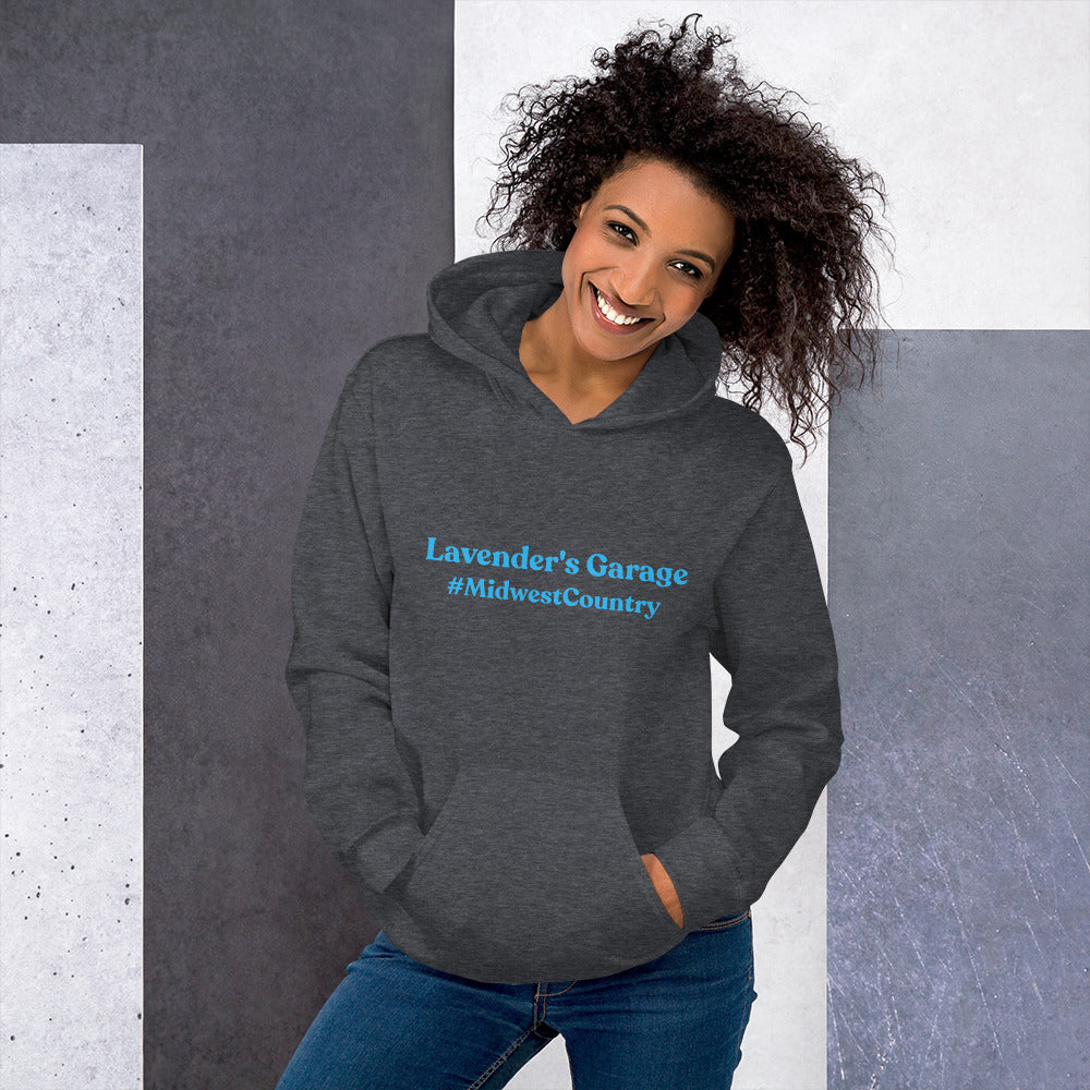 Unisex Hoodie Lavender’s Garage - MidwestCountry