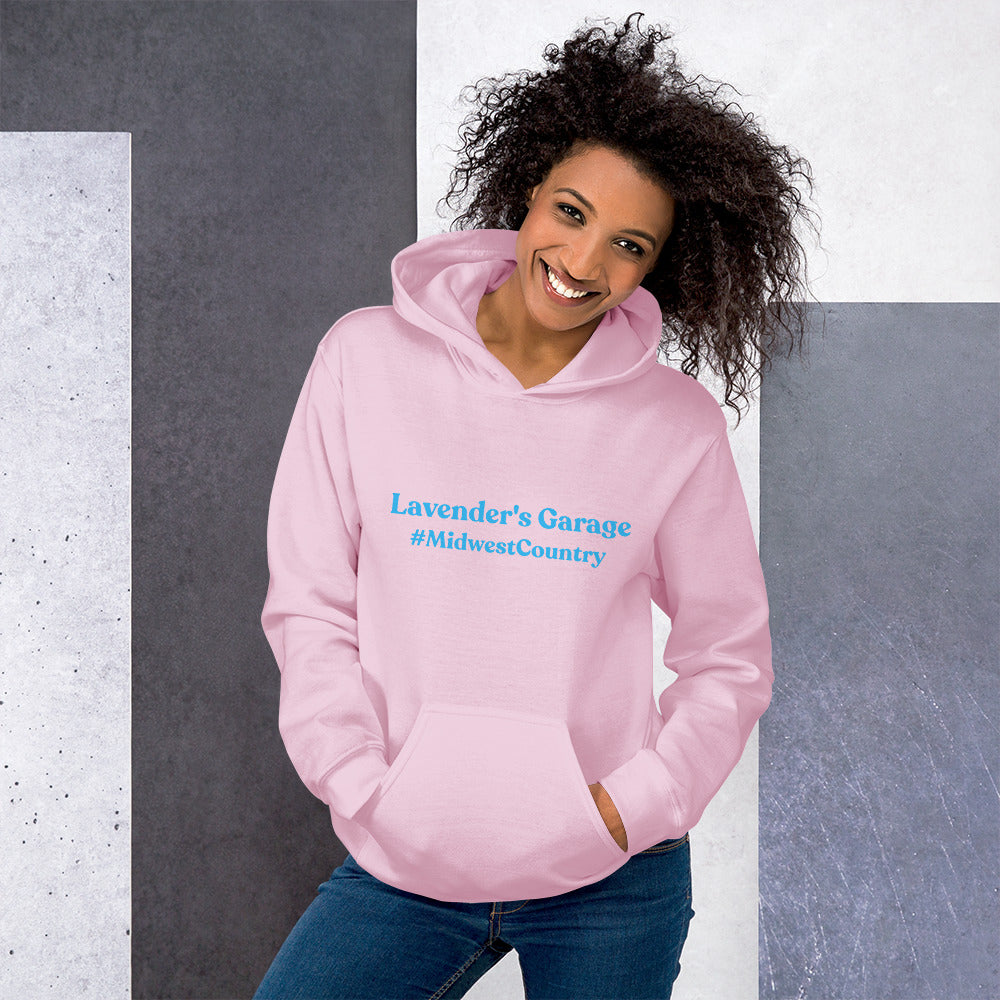 Unisex Hoodie Lavender’s Garage - MidwestCountry