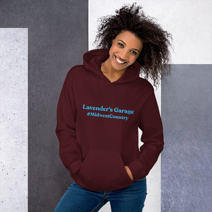 Unisex Hoodie Lavender’s Garage - MidwestCountry