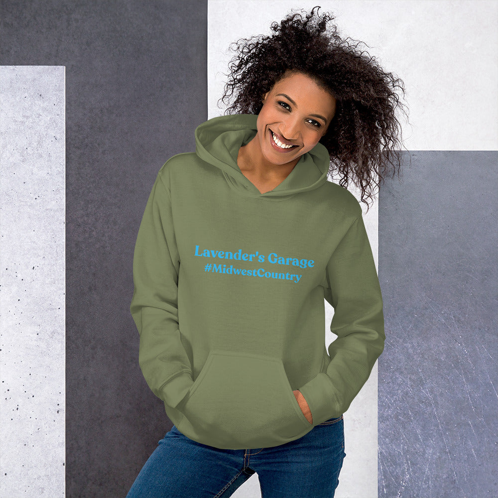Unisex Hoodie Lavender’s Garage - MidwestCountry