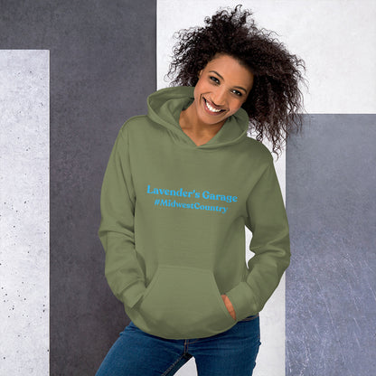 Unisex Hoodie Lavender’s Garage - MidwestCountry